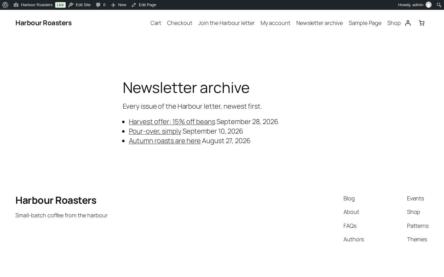 The archive