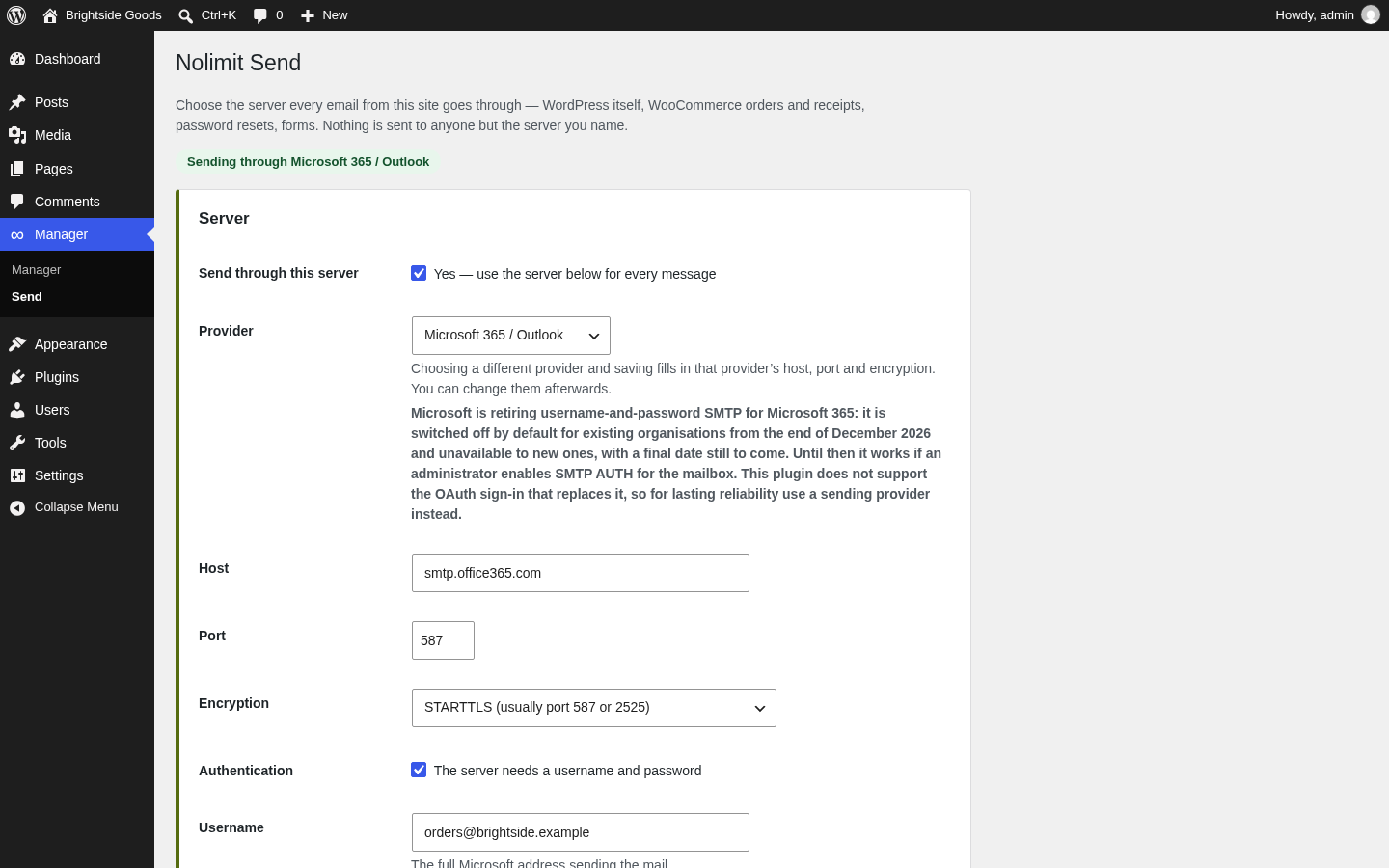 Microsoft 365 preset