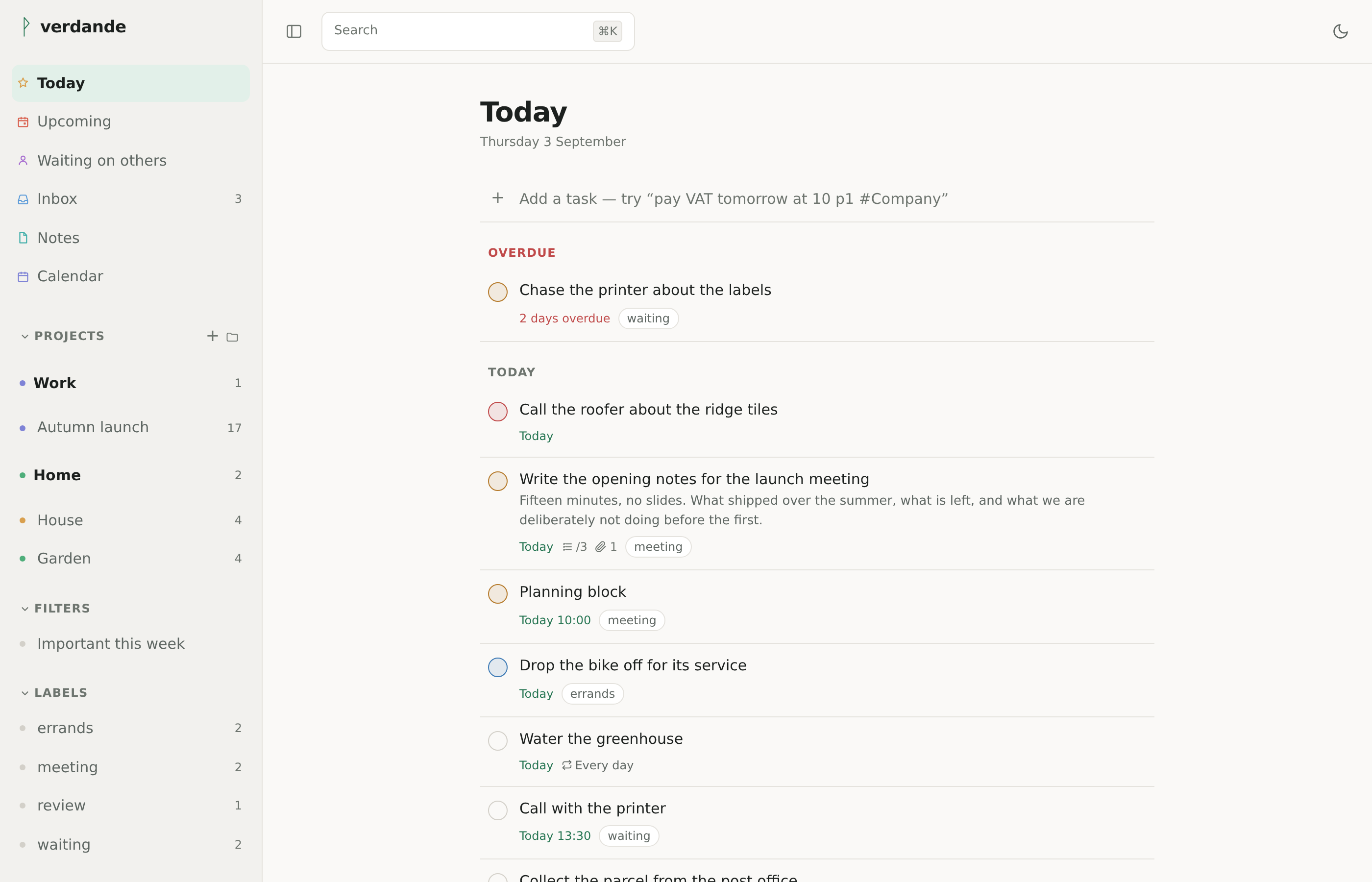 Light theme