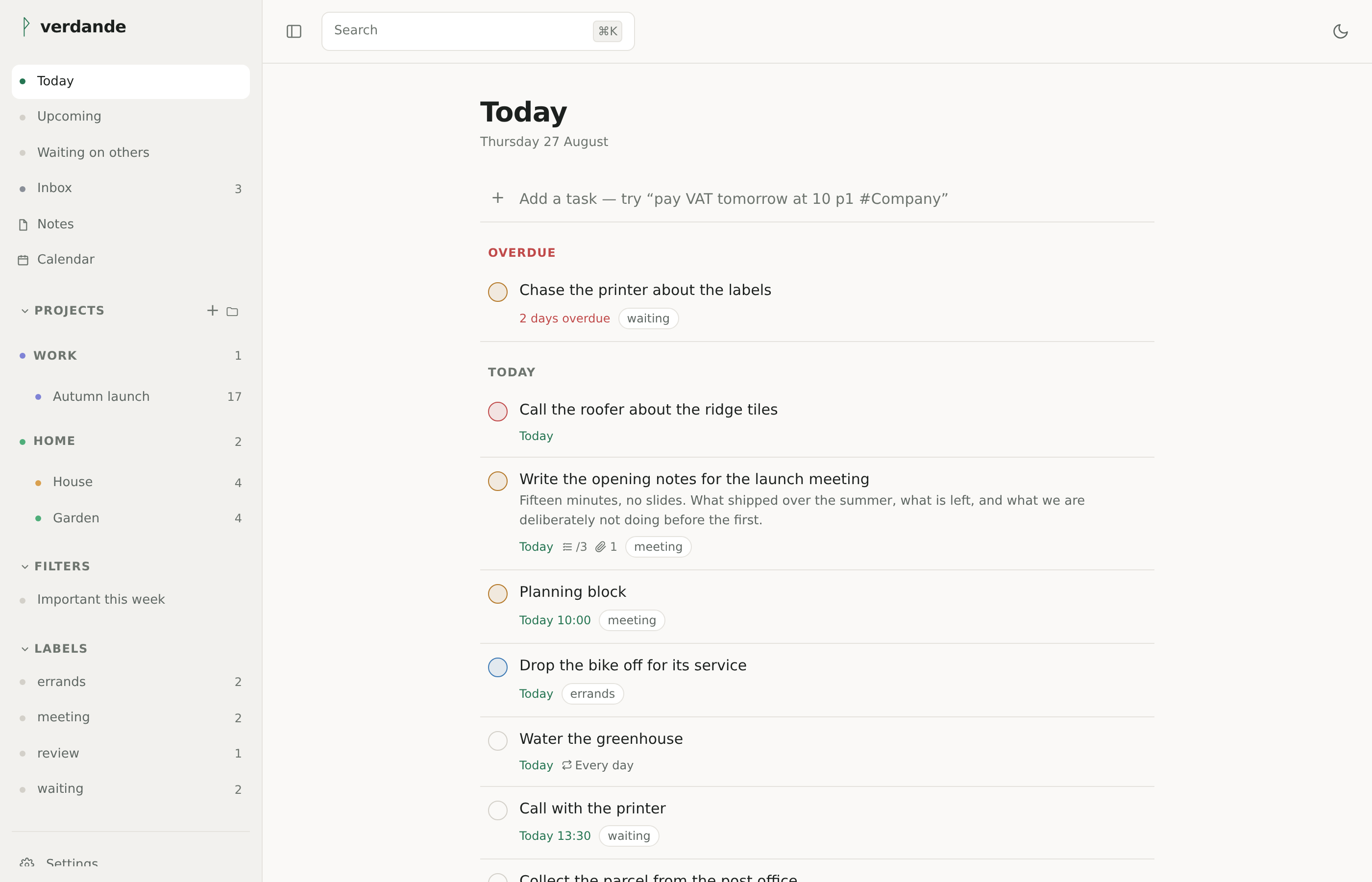 Light theme
