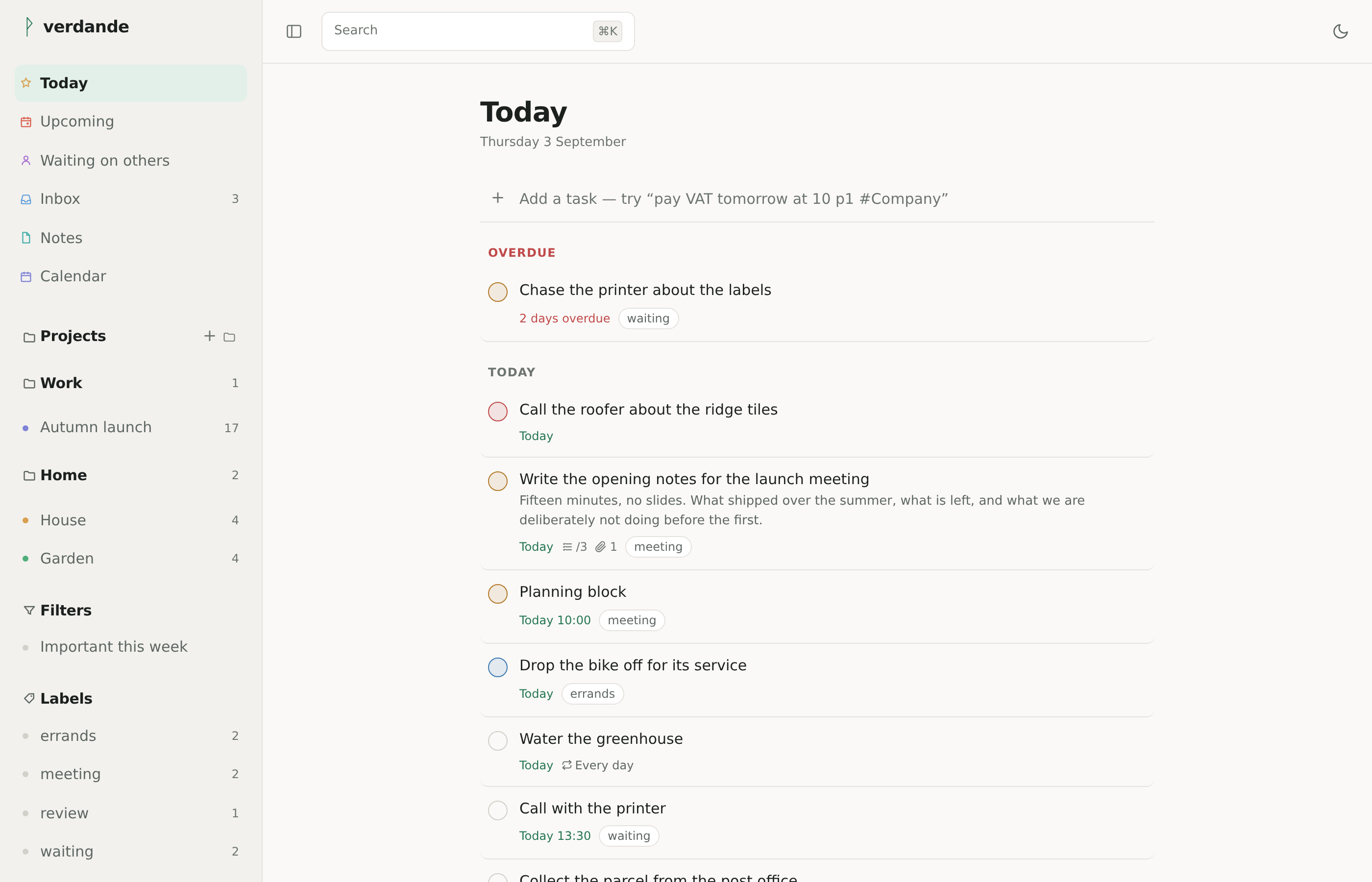 Light theme