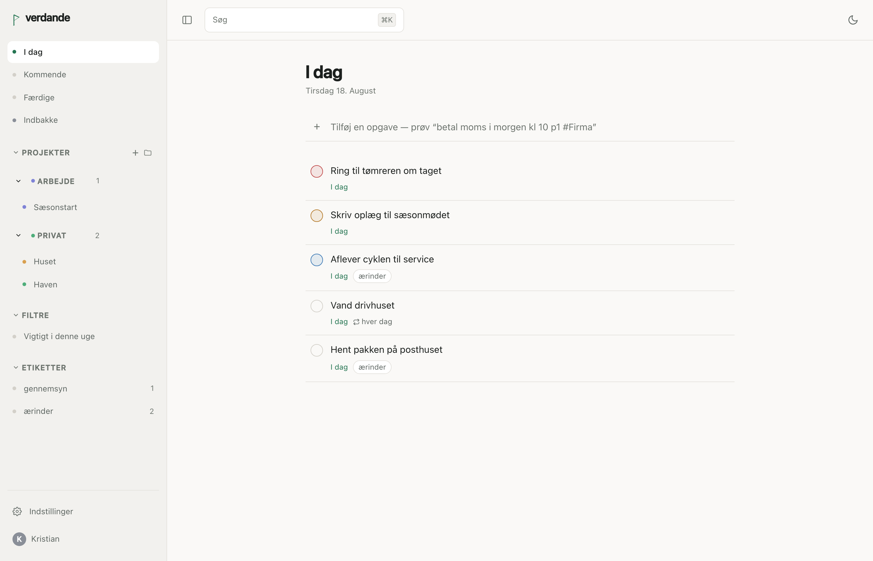 Light theme