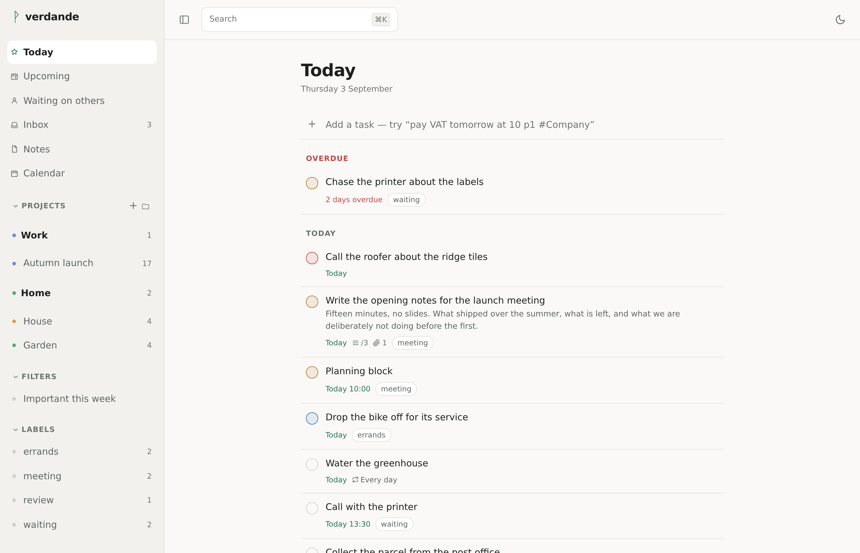 Light theme