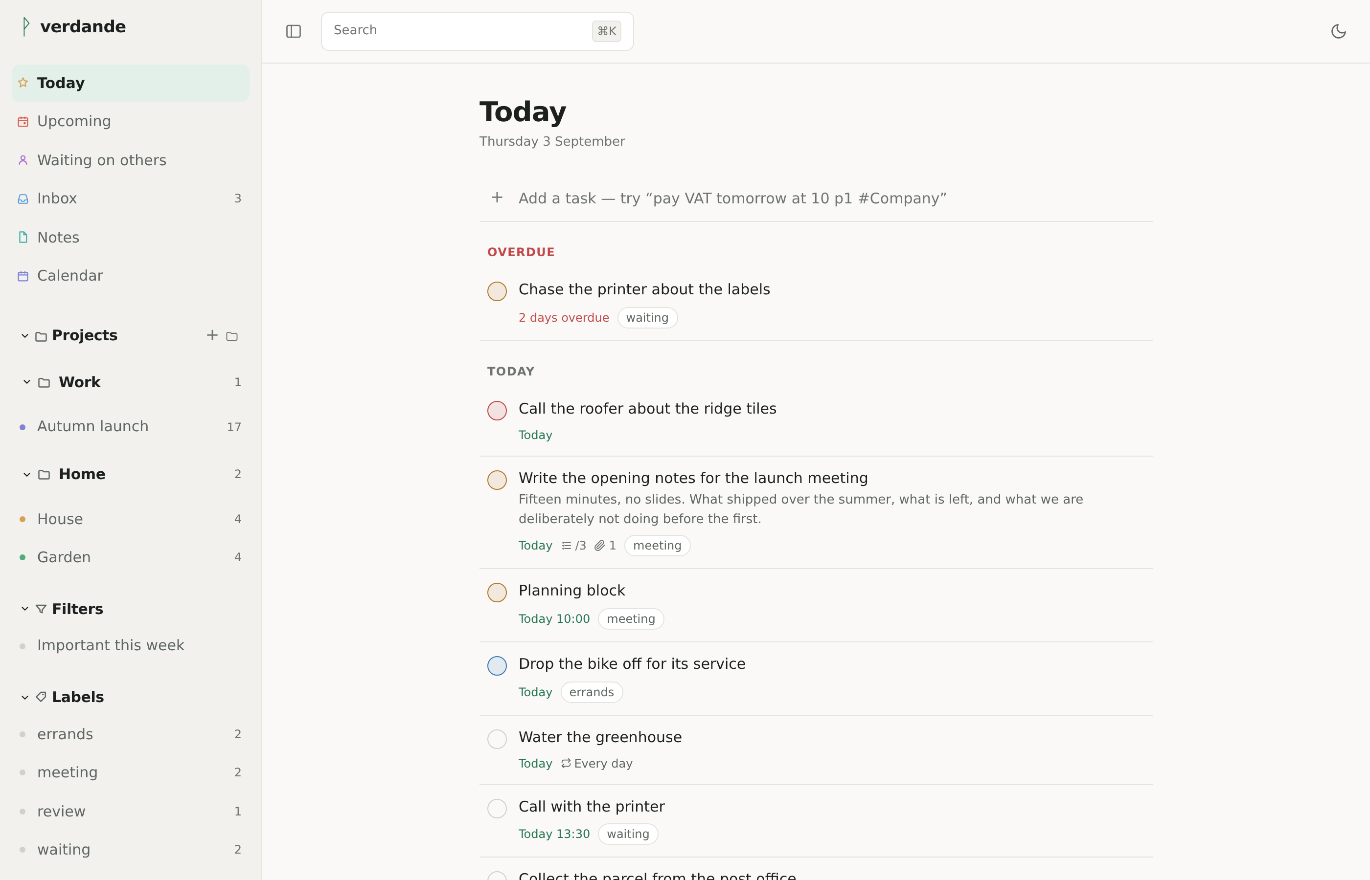 Light theme